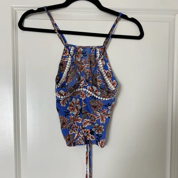Dance & Marvel Floral Halter Top Size Small New without Tags - Picture 9 of 11